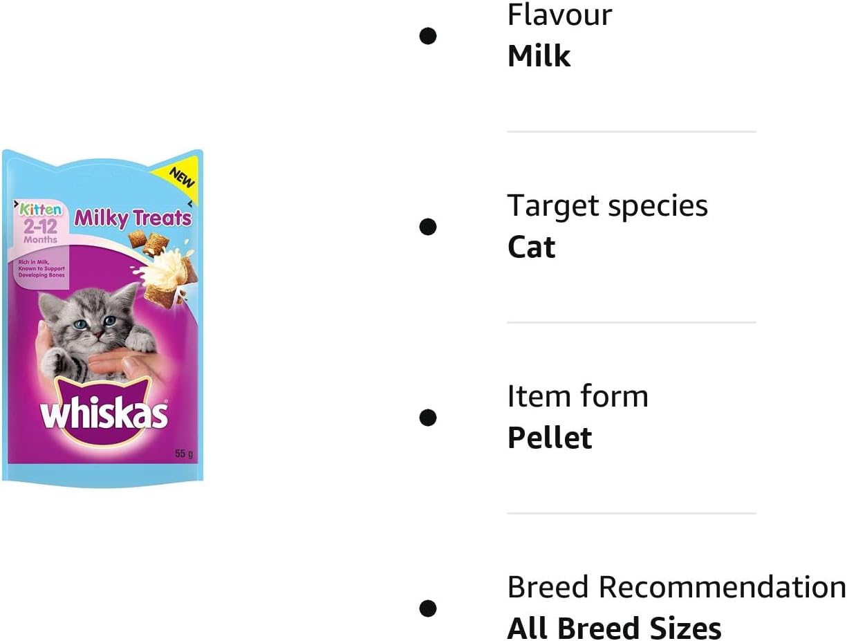 Whiskas Kitten 2-12 Months Milky Treats 55g