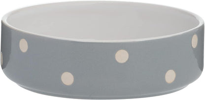 Mason Cash Grey Polka Dot Pet Bowl, 13,18 cm