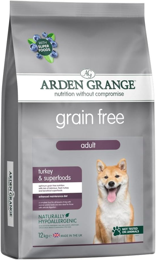 Arden Grange Grain free adult turkey & superfoods 12, 2 kg