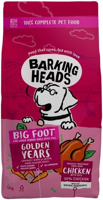 Barking Heads Big Foot Golden Years Chicken - 12kg