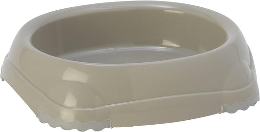 Grey Pet Bowl 0.2L Kitten Cat Dog Feeder Water Dish Feeding Non Slip