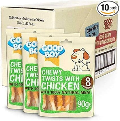 Good Boy Deli Chewy Twists - (90g x 10)