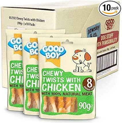 Good Boy Deli Chewy Twists - (90g x 10)