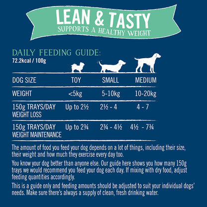 Butcher's Lean & Tasty Dog Food Trays - 24 x 150g