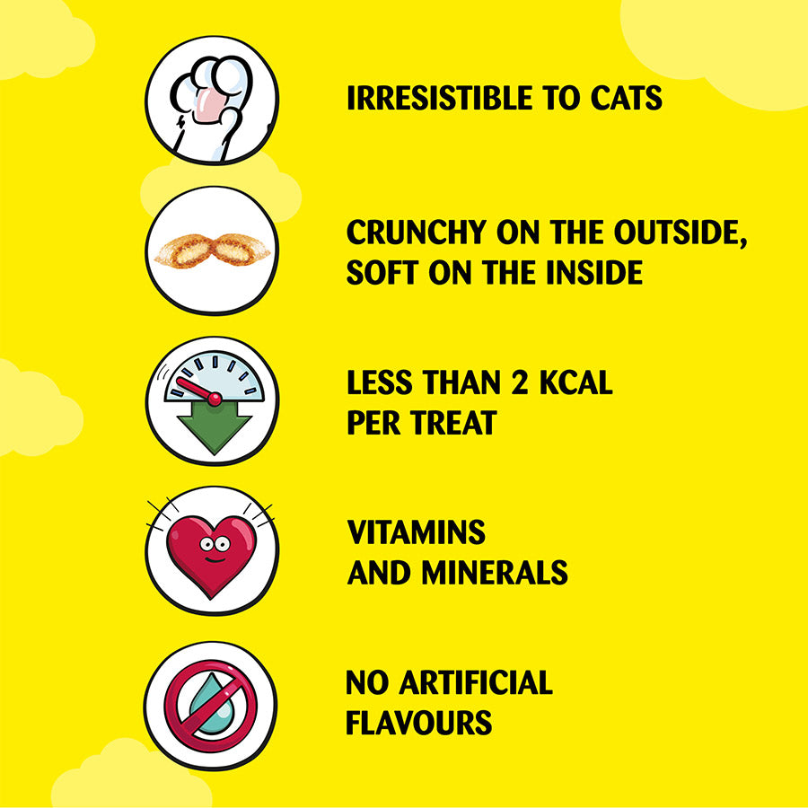 Dreamies Cat Treats with Cheese (60g x 8)