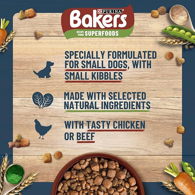Bakers Complete Small Dog Chicken & Vegetables - 2.85kg