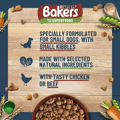 Bakers Complete Small Dog Chicken & Vegetables - 2.85kg