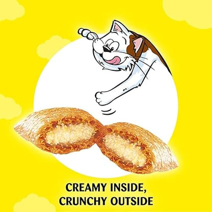 Dreamies Mega Tub Adult 1+ Cat Treats with Tuna Tub (350g x 2)