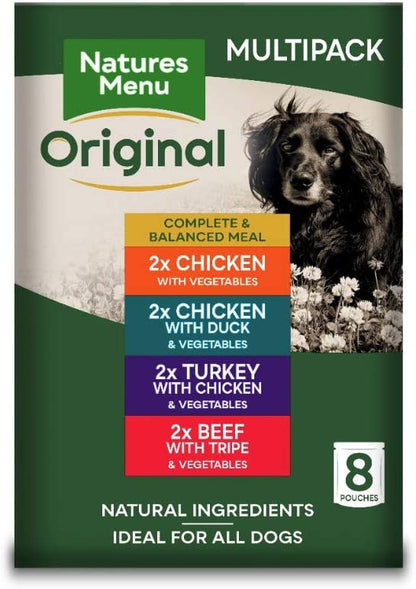 Natures Menu Multipack Complete Wet Dog Food Pouches