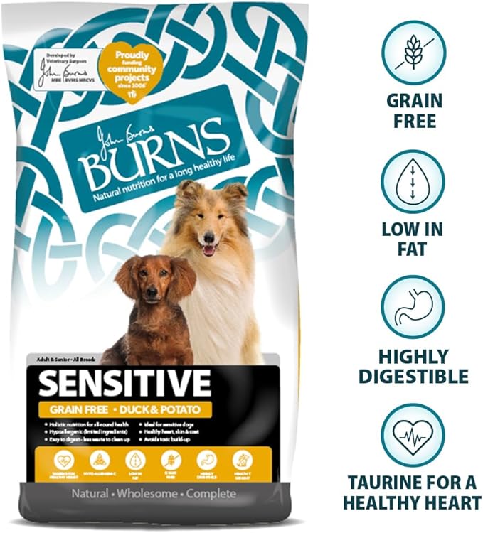 Burns Sensitive Grain Free Adult Duck & Potato - 12kg
