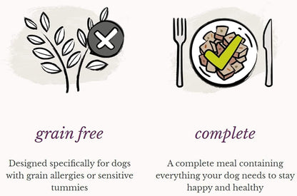 Forthglade Natural Dog Treats - Grain Free Soft Bites for Calming (8 x 90g) Resealable Bags