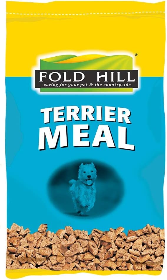 Fold Hill - Plain Terrier Dog Food Mixer, Oven Baked Adult Mixer for Dogs with Added Vitamins, Naturally Baked, 15kg