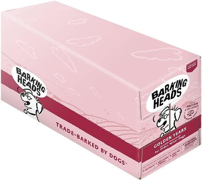 Barking Heads Wet Dog Food for Senior Dogs - Golden Years - Free-Run Chicken & Salmon - No Artificial Flavours - Grain-Free Recipe with Optimal Protein...