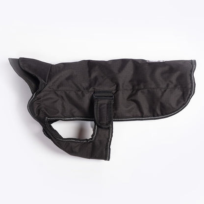 Danish Design Black Harness 2 In 1 Ultimate Rainproof Windproof Machine Washable Dog/Puppy Coat