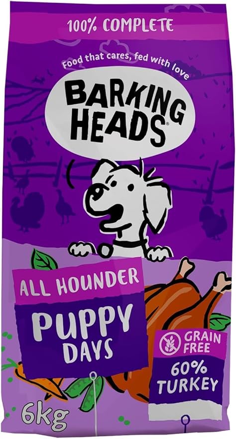 BARKING HEADS All Hounder Puppy days Turkey - 6kg