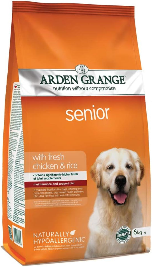 Arden Grange Senior Dry Dog Food with Fresh Chicken and Rice