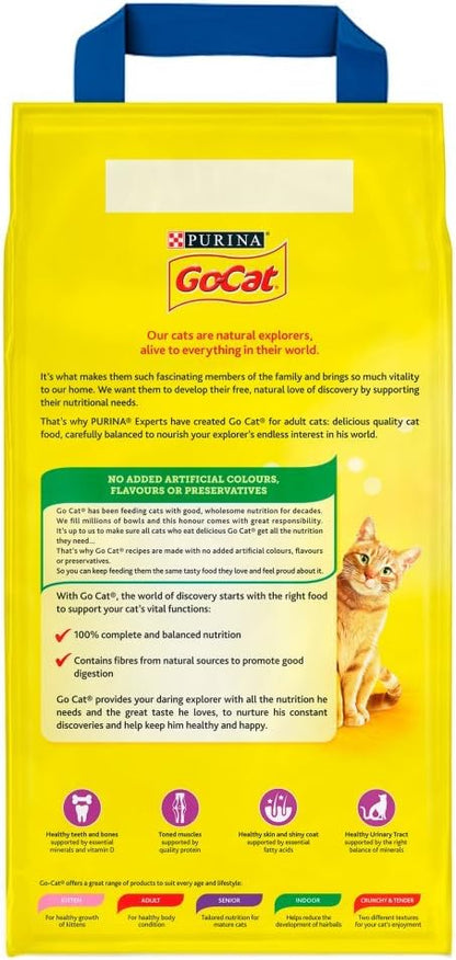 Elevate Your Cat's Pleasure with Go-Cat Chicken and Duck Dry Cat Food