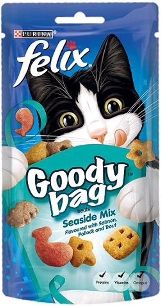 Purina Felix Goody Bag Seaside Mix Cat Treats, 60g