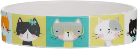 "Mason Cash Pawtrait 13cm Cat Food Bowl: A Portrait of Style and Comfort for Your Feline Companion"