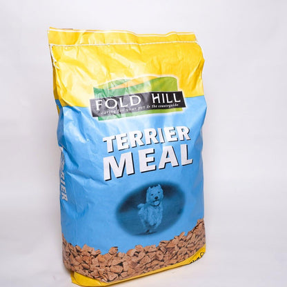 Fold Hill - Plain Terrier Dog Food Mixer, Oven Baked Adult Mixer for Dogs with Added Vitamins, Naturally Baked, 15kg