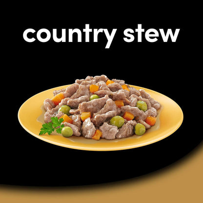 Cesar Country Wet Dog Food Stew Special Selection 8 Pack, 150g