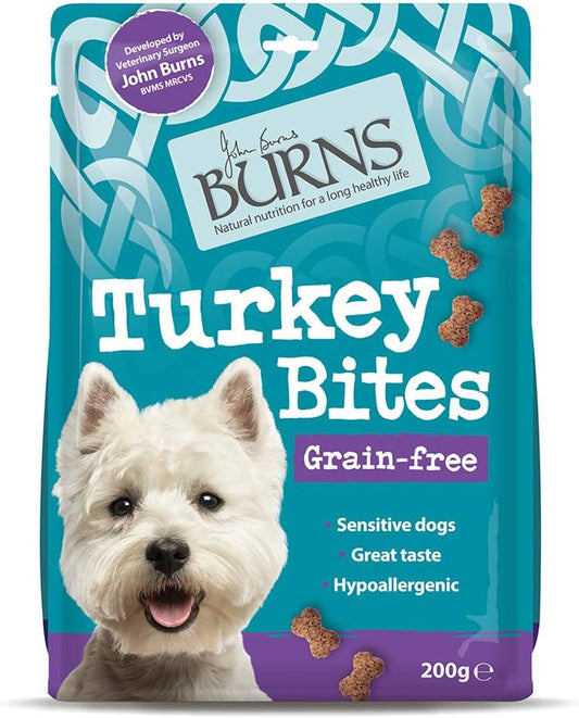 Burns Pet Nutrition Turkey Bites Treats 200g