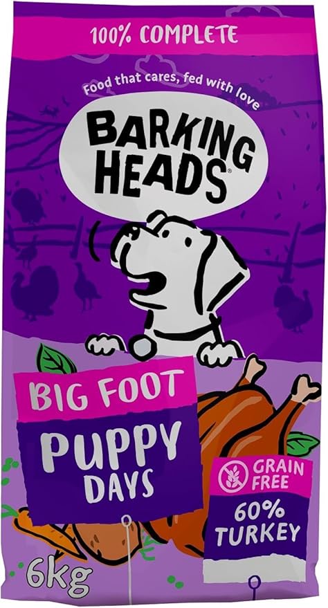 Barking Heads Big Foot Puppy Turkey - 6kg