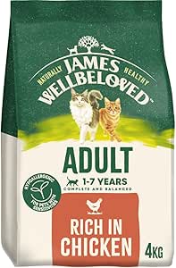 James Wellbeloved Adult Dry Cat Food Chicken & Rice - 4kg