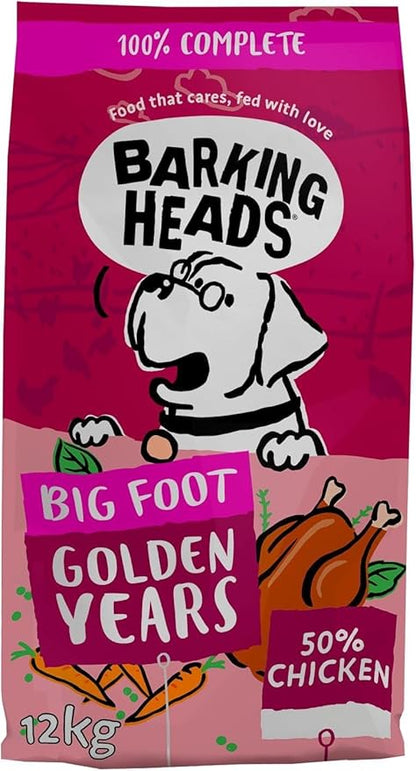 Barking Heads Big Foot Golden Years Chicken - 12kg