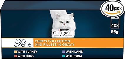 Gourmet Perle Chefs Collection Wet Cat Food ( 40 pk x 85g )