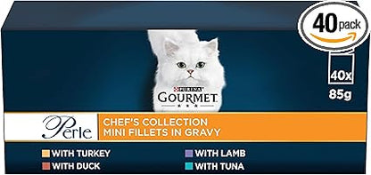 Gourmet Perle Chefs Collection Wet Cat Food ( 40 pk x 85g )