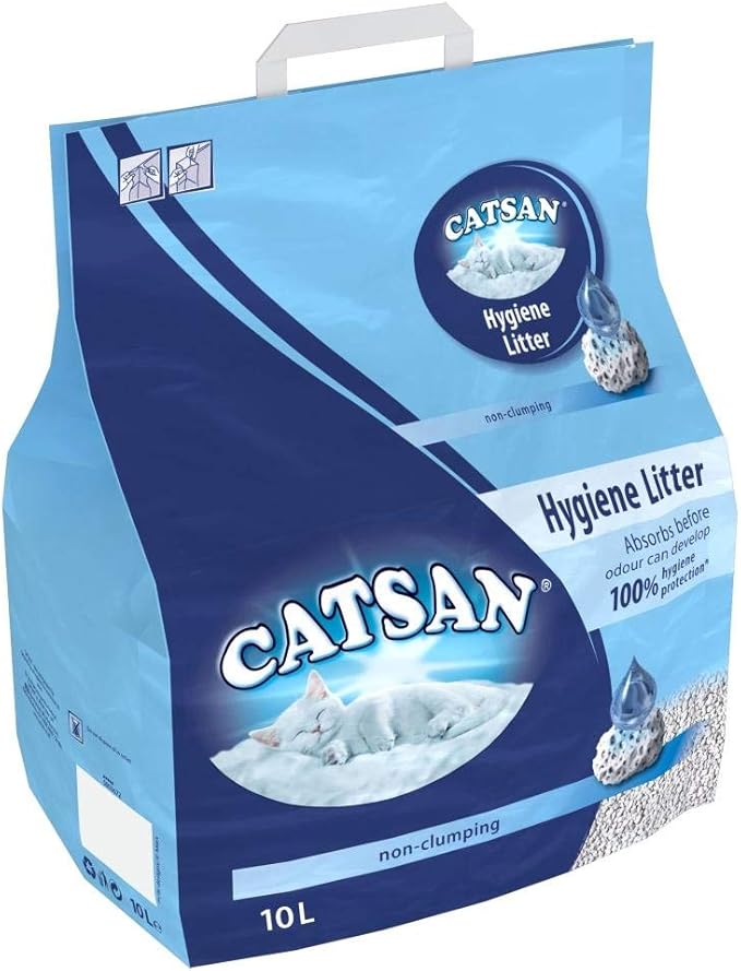 Catsan Hygiene Cat Litter 20 Litre - Maximum Absorption and Hygiene