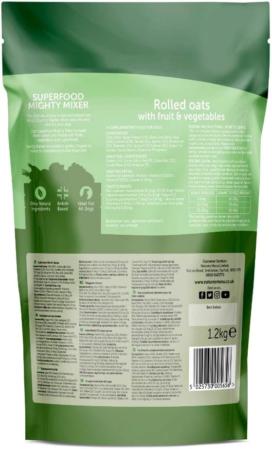 Natures Menu Country Hunter Superfood Crunch Mighty Mixer Dry Dog Food 1.2kg