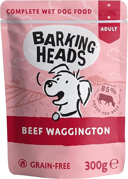 Barking Heads Beef Waggington ( 300g x 10 )