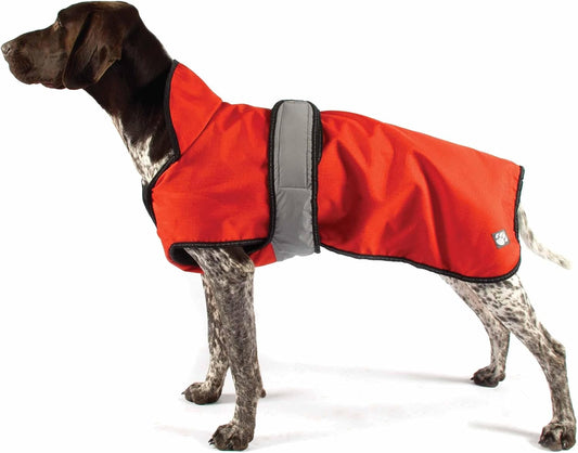 Danish Design 2 in 1 Ultimate Orange Dot Removable Padding Lightweight Dog/Puppy Coat