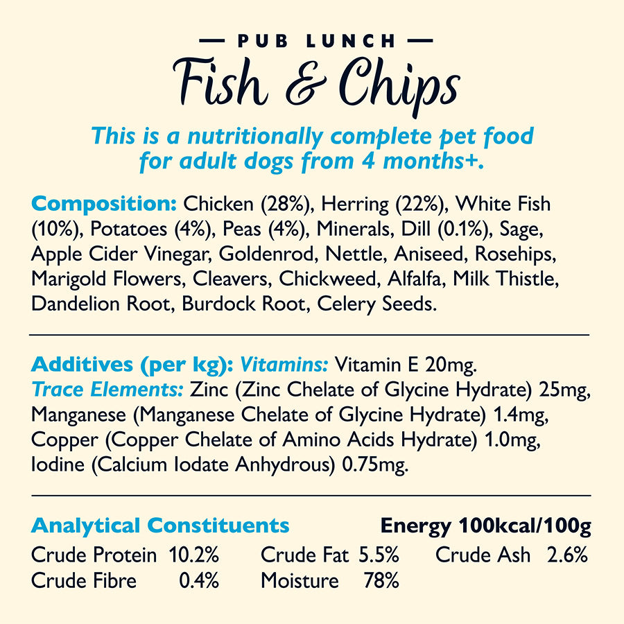 Lily's Kitchen Fish & Chips ( 400g x 6 )