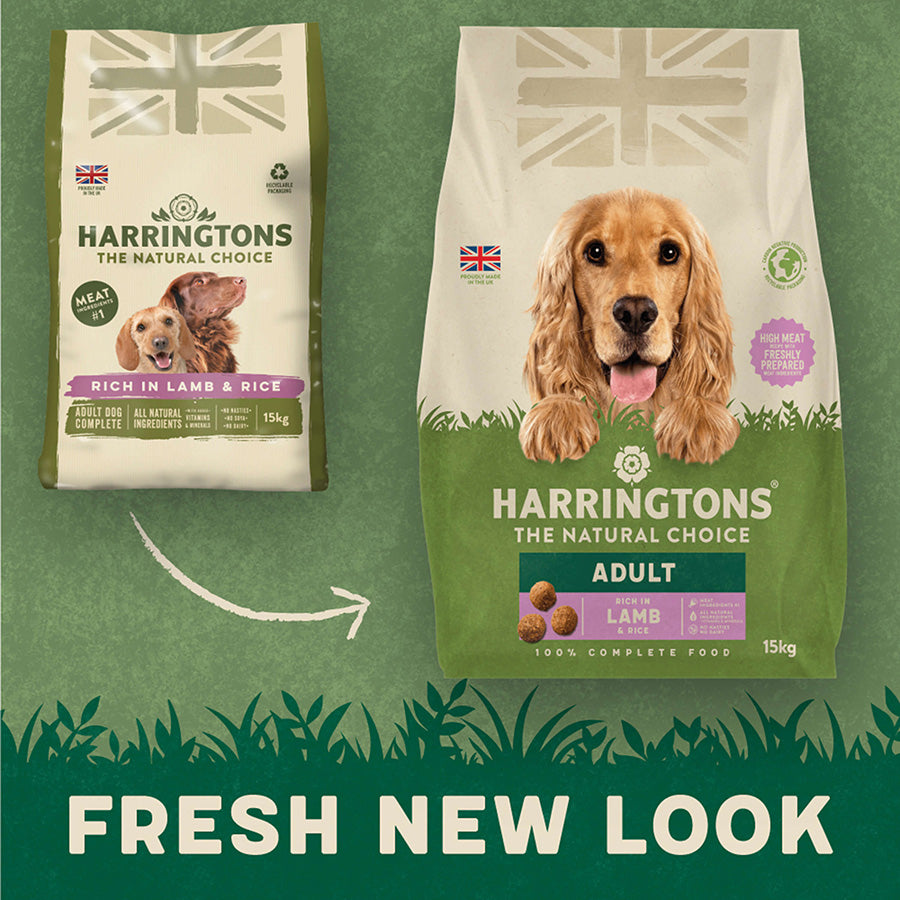 Harringtons Complete Natural Lamb & Rice Adult Dog Food - 15kg