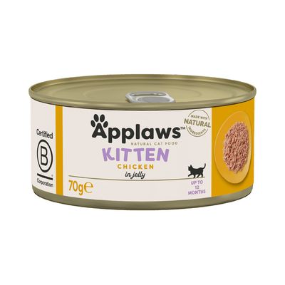 Applaws Kitten Chicken in Jelly - 70g  × 24 tins