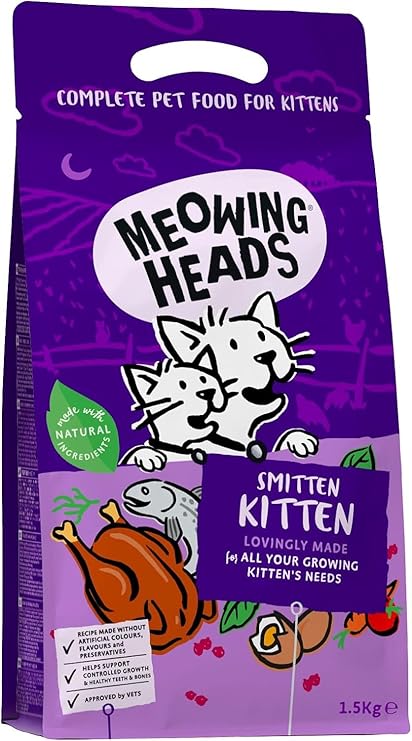 Meowing Heads Smitten Kitten (Formally Kittens Delight) - ( 1.5kg x 4 )