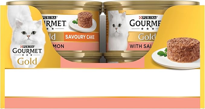 Gourmet Gold Savoury Cake Salmon - ( 85g x 12 )