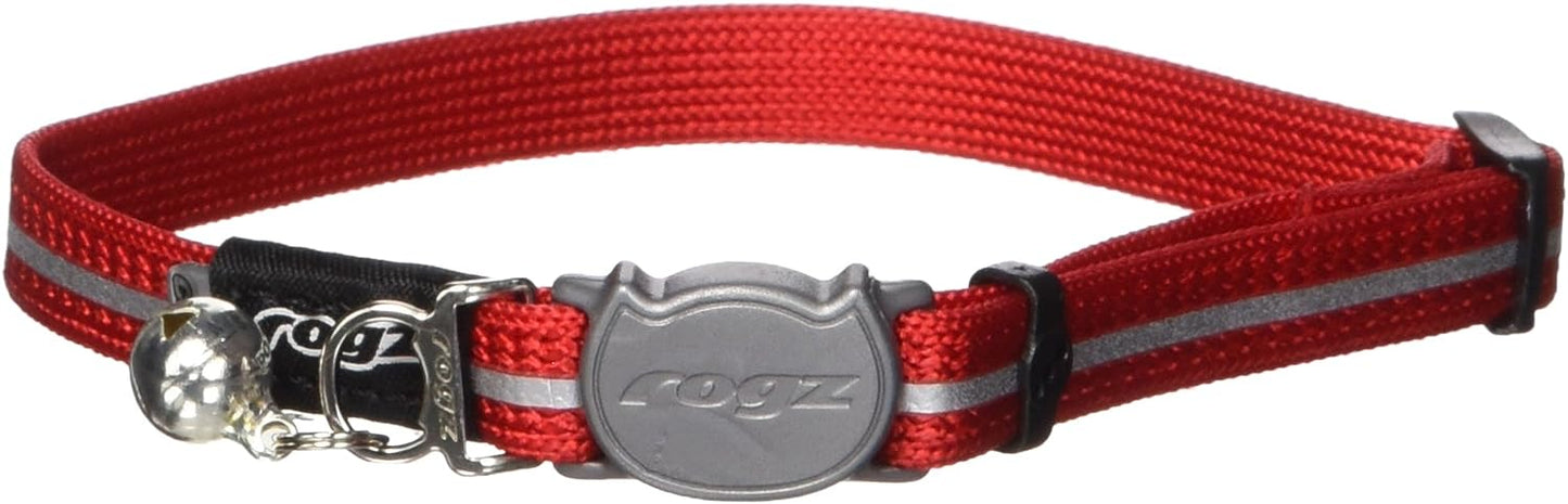 ROGZ Alleycat Cat Collar with Breakaway Buckle and Night Visibility