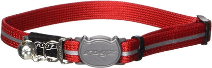 ROGZ Alleycat Cat Collar with Breakaway Buckle and Night Visibility