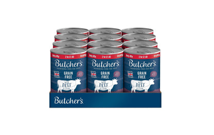 Butcher's Beef & Liver in Jelly Dog Food Can ( 400g x 12 )