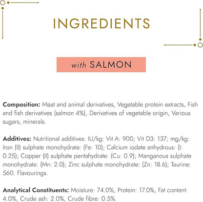 Gourmet Gold Savoury Cake Salmon - ( 85g x 12 )