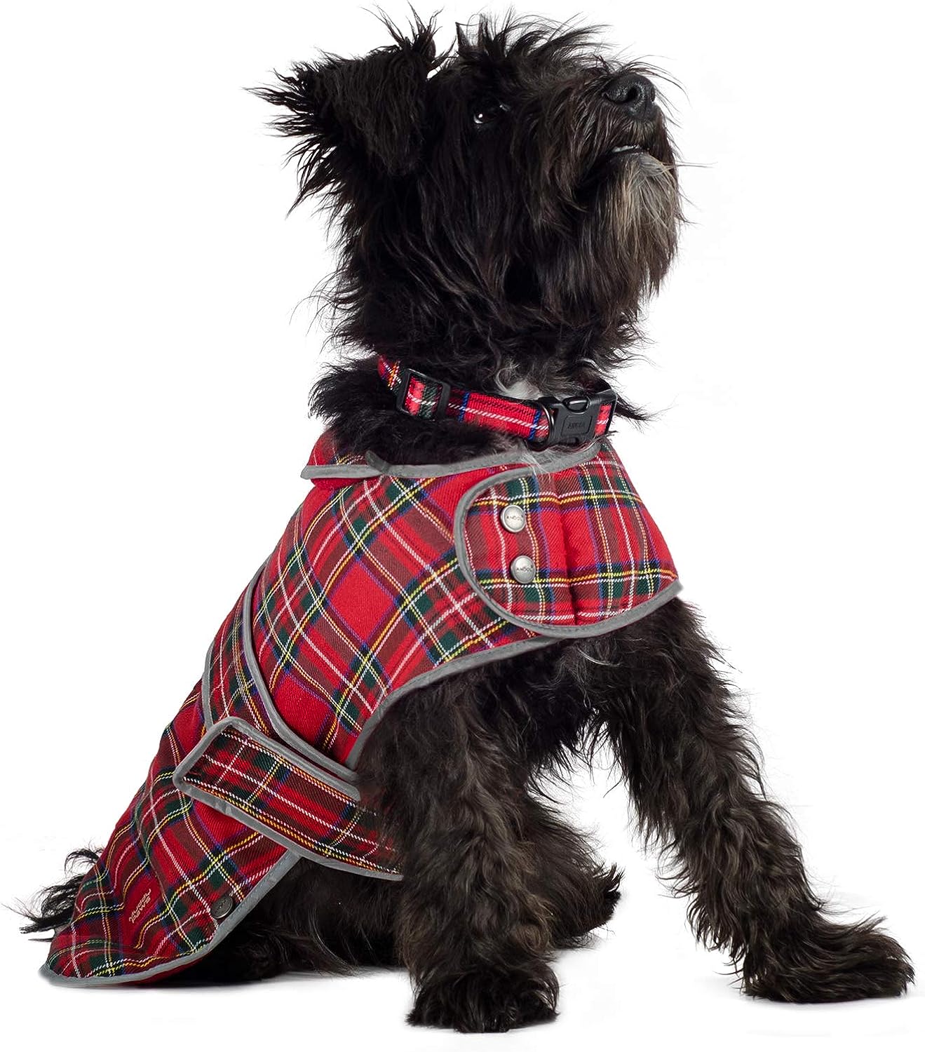 Ancol Muddy Paws Highland Tartan Dog Coat large. Length 50cm