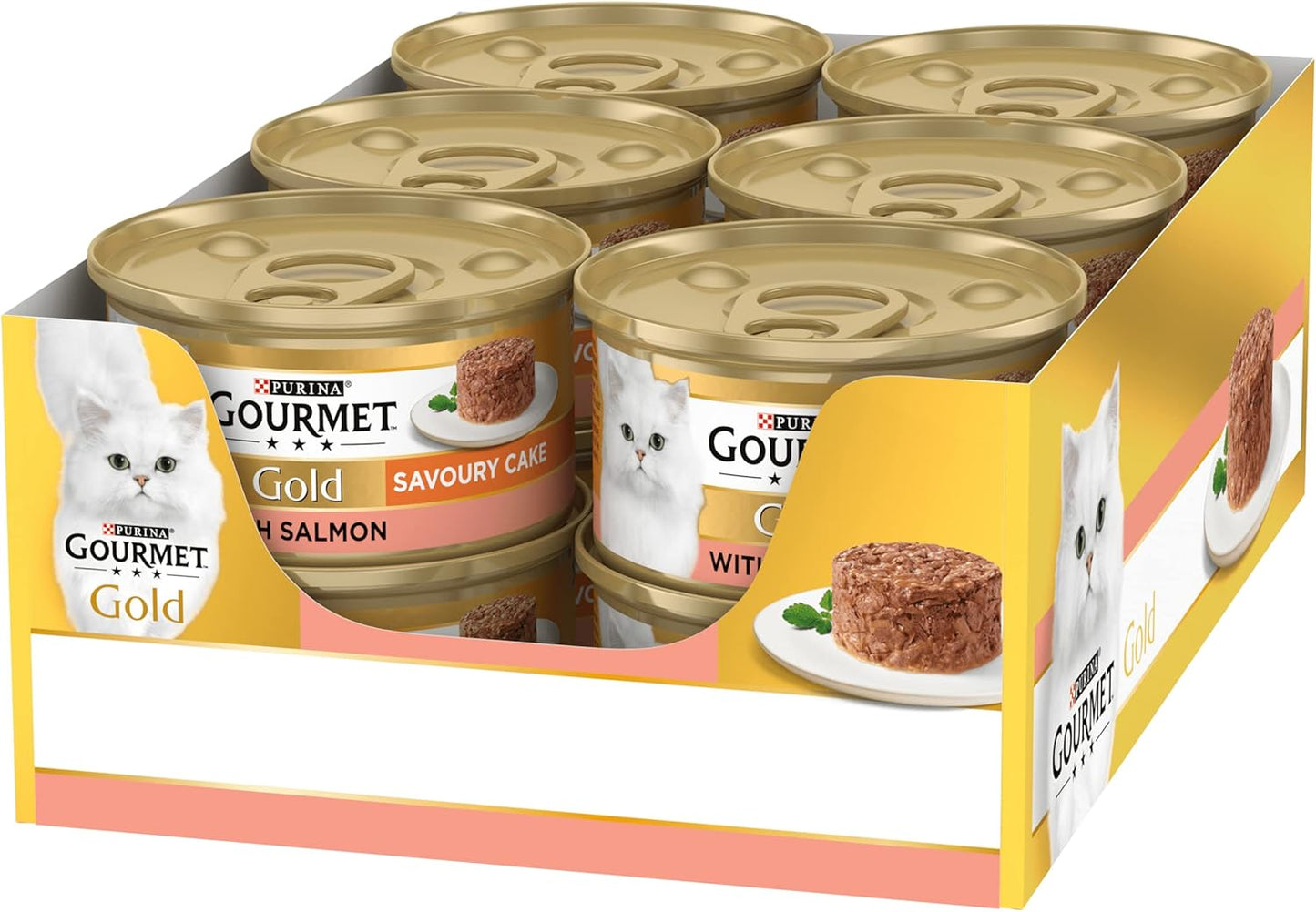 Gourmet Gold Savoury Cake Salmon - ( 85g x 12 )