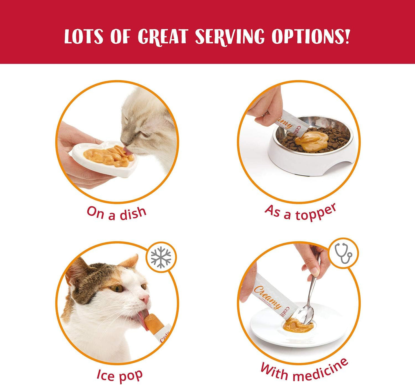 Catit Creamy Chicken Treats , Cat treats (4 Pk , 10g x 5)
