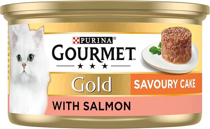 Gourmet Gold Savoury Cake Salmon - ( 85g x 12 )