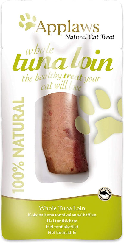 Whole Tuna Loin Cat Snack, 30g Pouch , 100% Natural Cat Treats