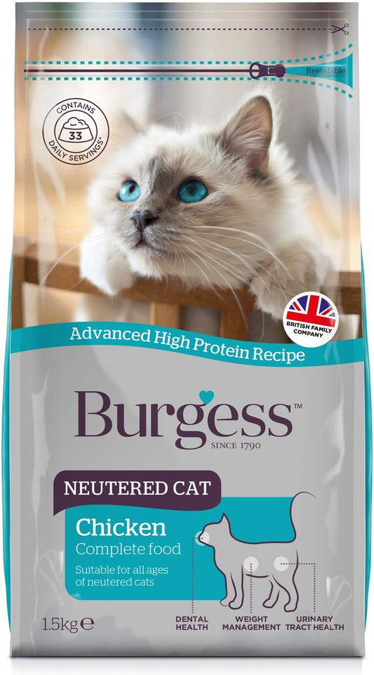 Burgess Cat Neutered Dry Food